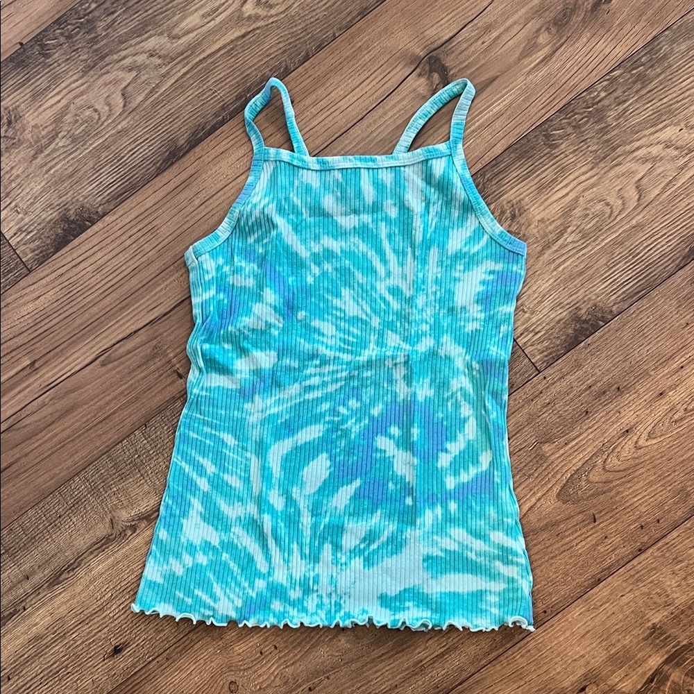 Girl’s Tie Dye Ribbed Tank size 14